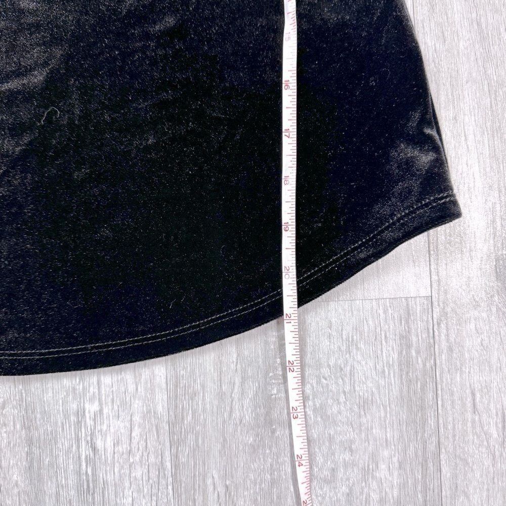 Ralph Lauren Women's XS NWT Black Velvet Off The Shoulder Long Sleeve Top New - Picture 5 of 6